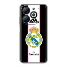 Чехол для Infinix Smart 8 с принтом (Лого Real Madrid)