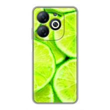 Чехол с изображением  вкусной еды для Infinix Smart 8 – Лайм