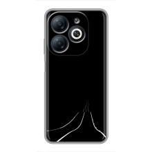 Чехол с картинками на черном фоне для Infinix Smart 8 – Дорога