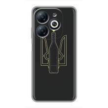 Чехол с картинкой (Патриотический ГЕРБ) на Infinix Smart 8 (Герб - Молотова)