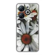 Чехол с ромашками на Infinix Smart 8 – Цветы Ромашки