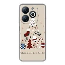 Чехол Санта Клаус для Infinix Smart 8 – Merry Christmas