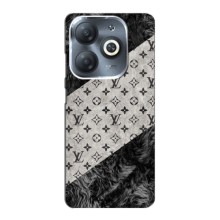 Чехол Стиль Louis Vuitton на Infinix Smart 8 (LV на белом)