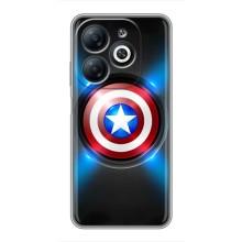 Чохол с Щітом Капітана Америки на Infinix Smart 8 – Яскраий Щит Капітана