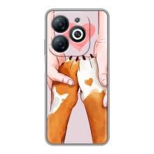 Чехол (ТПУ) Милые собачки для Infinix Smart 8 – Любовь к собакам