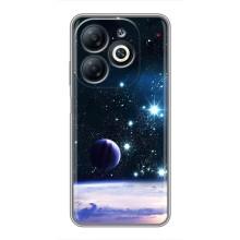 Чехол (ТПУ) с планетами на Infinix Smart 8 – Космический вид