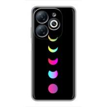 Чехол (ТПУ) с планетами на Infinix Smart 8 – Полнолуние