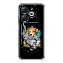 Чехол с принтом для Infinix Smart 8 – Патрон Воин