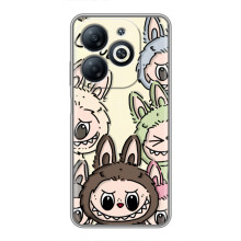 Чохол з Лабубу на Infinix Smart 8 – Колаж Лабубу