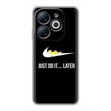 Чехол с логотипом Найк на Infinix Smart 8 (Nike just do it)