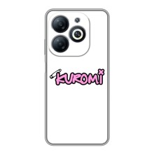 Чехол с персонажем Куроми на Infinix Smart 8 – Лого Куроми