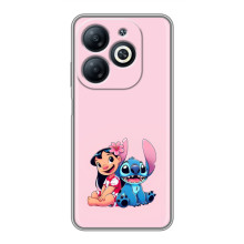 Чехол с принтом Стич на Infinix Smart 8 – Лило и Стич