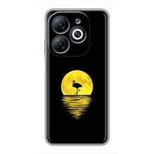 Летний Чехол на Infinix Smart 8 – Желтый Закат
