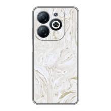 Мраморный чехол на Infinix Smart 8 (VPrint) – Белый мрамор