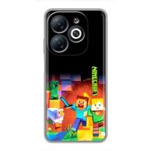 Чохли для Infinix Smart 8 (Персонажі МайнКрафт) (Герой Майнкрафт)