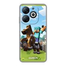 Чохли для Infinix Smart 8 (Персонажі МайнКрафт) (На коні)