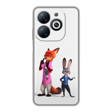 Силіконовий чохол з принтом Зоотрополіс для Infinix Smart 8 – Джуді і Нік