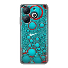 Силиконовый Чехол на Infinix Smart 8 с картинкой Nike (Найк зеленый)