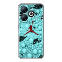 Силиконовый Чехол Nike Air Jordan на Инфиникс Смарт 8 – Джордан Найк