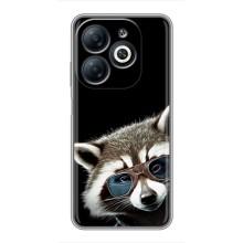 Силіконовий Чохол з Энотами  на Infinix Smart 8 – Стильний Єнот
