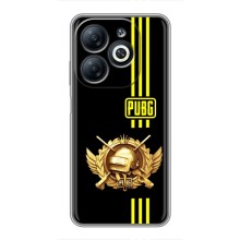 Чехол (TPU) с картинкой "Лого Пабг" на Инфиникс Смарт 8
