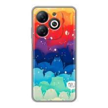 Силиконовый чехол с котиком для Infinix Smart 8 – Mew