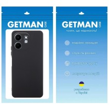 Чехол TPU GETMAN Liquid Silk Full Camera для Infinix Smart 9 4G / Hot 50i – Черный