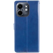 Кожаный чехол книжка GETMAN Gallant (PU) для Infinix Smart 9 4G / Hot 50i – Синий