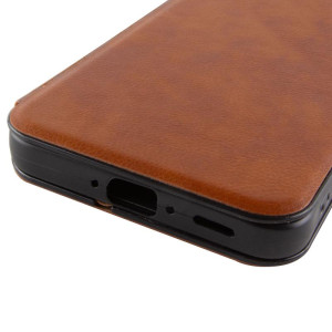 Шкіряний чохол-книжка Belora для Infinix Smart 9 4G / Hot 50i – Brown