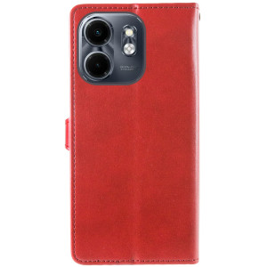 Шкіряний чохол-книжка GETMAN Gallant (PU) для Infinix Smart 9 4G / Hot 50i – Червоний