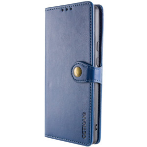 Шкіряний чохол-книжка GETMAN Gallant (PU) для Infinix Smart 9 4G / Hot 50i – Синій