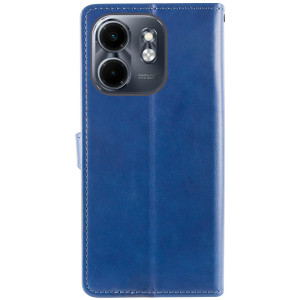 Шкіряний чохол-книжка GETMAN Gallant (PU) для Infinix Smart 9 4G / Hot 50i – Синій