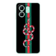 Чехлы Бренд GUCCI для Infinix Smart 9 – Змей Гуччи