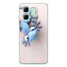 Чехлы с изображением разных животных для Infinix Smart 9 (Геккон)