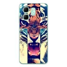 Чехлы с изображением разных животных для Infinix Smart 9 (Яркий Тигр)