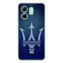 Чехлы с тематикой "Крутые машины" на Infinix Smart 9 – Лого Maserati