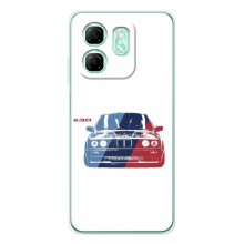 Чехол BMW для Смарт 9 – BMW на белом