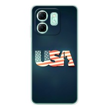 Чехол Флаг USA для Infinix Smart 9