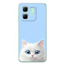 Чехол на тематику: Коты для Infinix Smart 9 – Белый кот