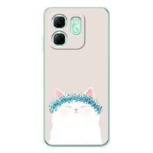 Чехол на тематику: Коты для Infinix Smart 9 – Белый котик