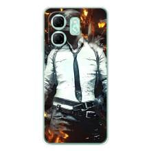 Силиконовый чехол с картинкой "Герой Pubg" на Infinix Smart 9 – Man Пубг