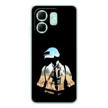 Силиконовый чехол с картинкой "Герой Pubg" на Infinix Smart 9 – Пубг мен