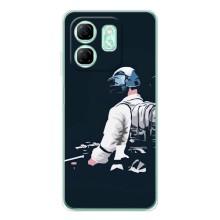 Силиконовый чехол с картинкой "Герой Pubg" на Infinix Smart 9 – В экиперовке