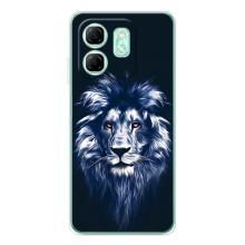 Чехол с картинкой на Infinix Smart 9 – Лев - синий