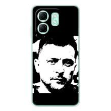 Чехол для Infinix Smart 9 (AlphaPrint - с принтом Зеленского)