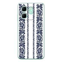 Силіконовый Чохол на Infinix Smart 9 з картинкой Вишиванки – Синя вишиванка