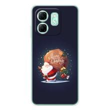 Чехол Санта Клаус для Infinix Smart 9 – Подарки от Санты