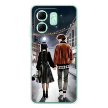 Чохол з дизайном Венздей 2 на Infinix Smart 9 (Венздей і Тайлер)