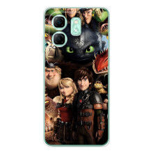 Чохол як приборкати дракона на Infinix Smart 9 (Персонажі дракона)