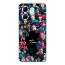 Чохол Гра в кальмара для Infinix Smart 9 – Колаж гра кальмара